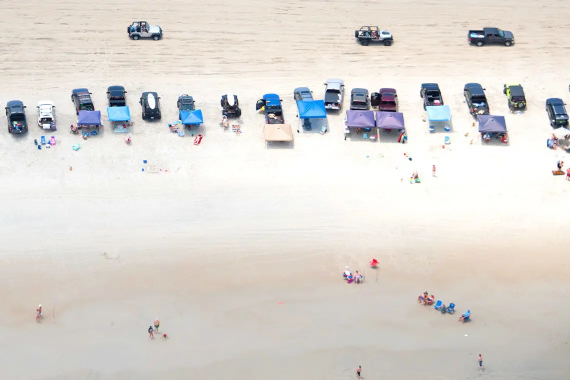 Driving on the Beach - Cape Fear and Brunswick Islands