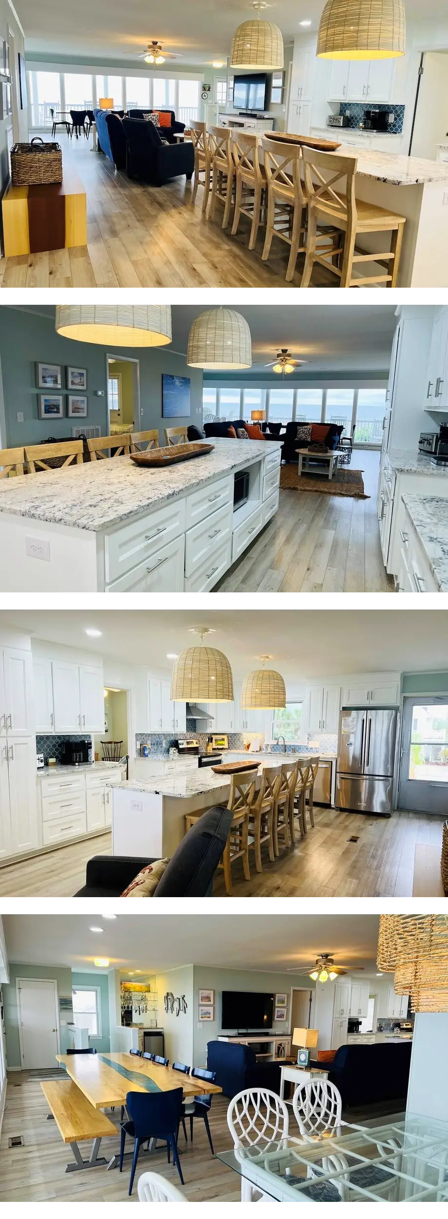 Oceanfront 5BR beach house with pool in ...