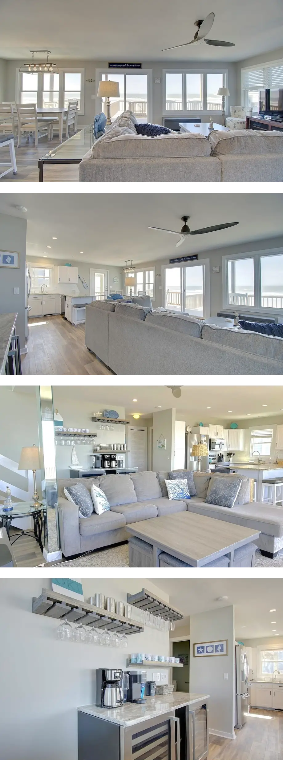 5BR/3.5BA - Oceanfront, New Hot Tub, Sle...