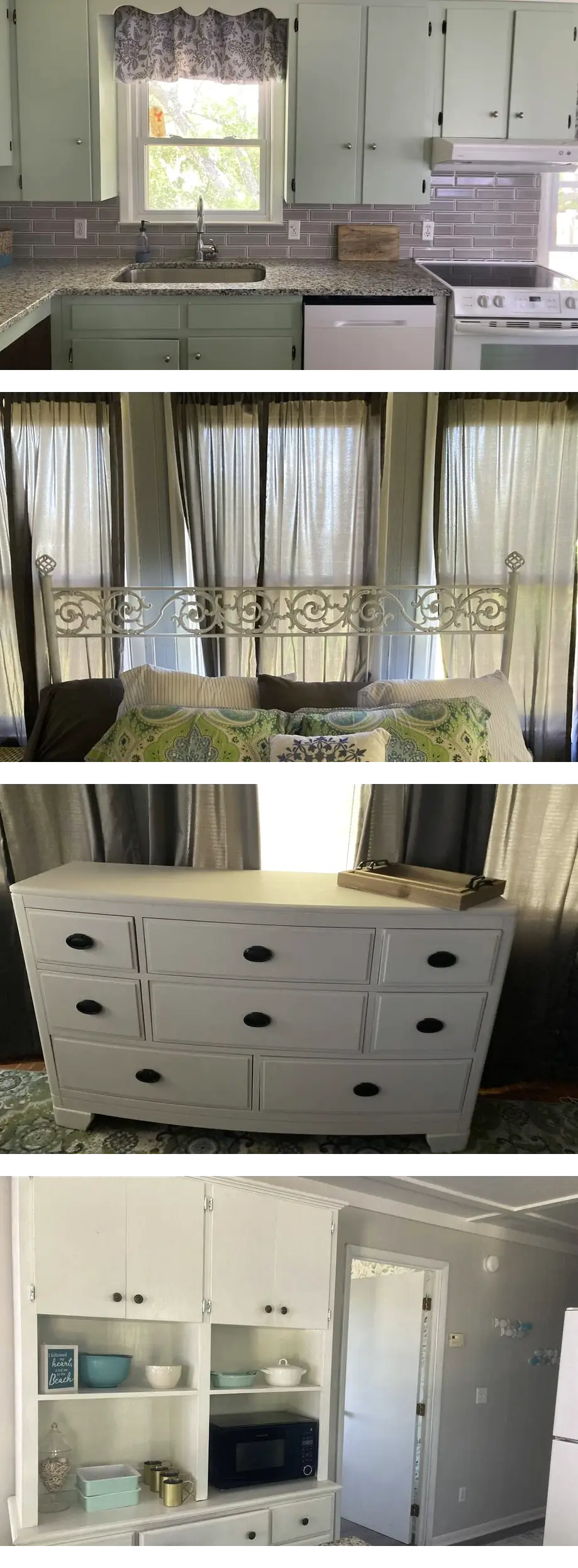 Comfy home, 3rd row, step from the beach...