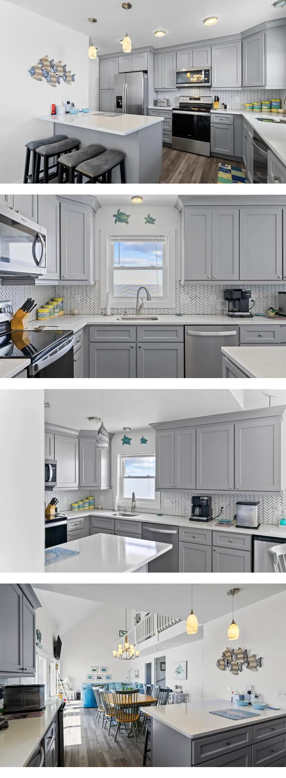 Oceanfront Cottage w/ 3 Floors & Renovat...