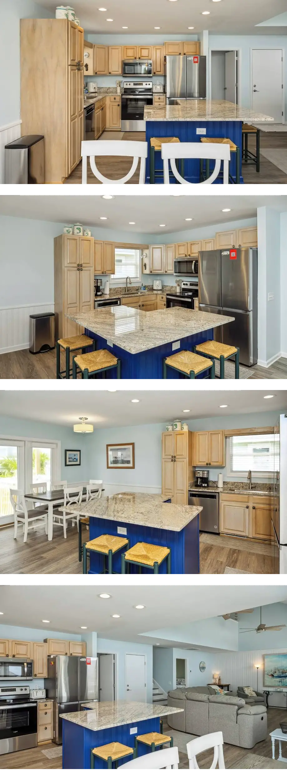 4BR/3BA w/Loft, Oak Island, Steps to Bea...